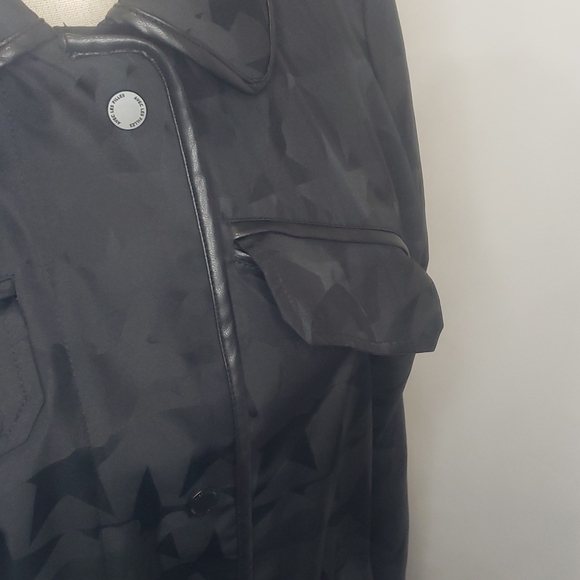 𝅺NWOT AVEC LES FILLES Star Camo Print Long Jacket - Picture 8 of 11